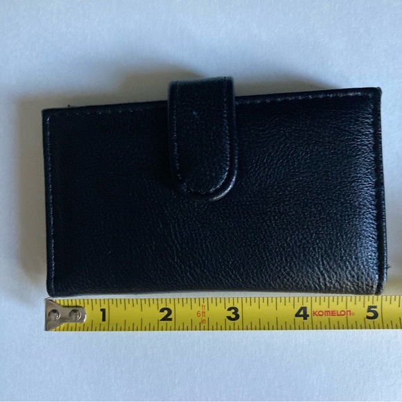 Small Black Card Wallet - Picture 2 of 6